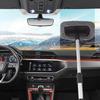 Windshield Cleaning Brush With Telescopic Aluminum Handle Microfiber Bristles For Effortlessly Glass Maintenance