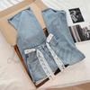 lace belt light blue