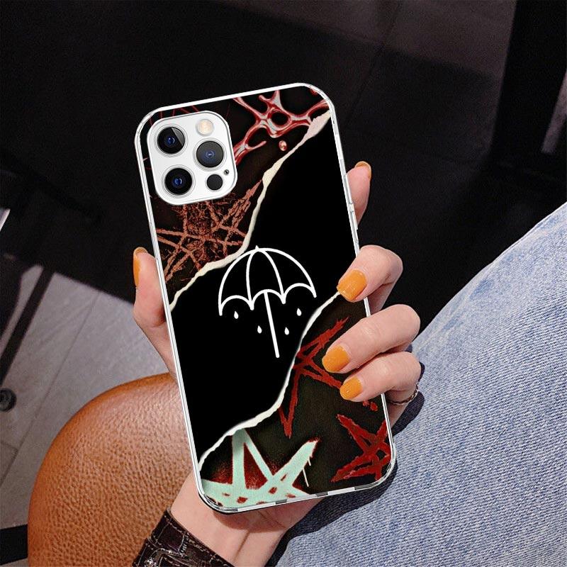 BMTH B-Brings Me The HorizonS Phone Case For iPhone 17 Air 16 Pro Max 16E 15 + 14 Plus 11 12 13 Mini 7 8 SE Gift Print Cover Fun