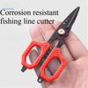 Double Serrated Precision Fishing Scissors Luya PE Scissors  Electrician Fishing Tools