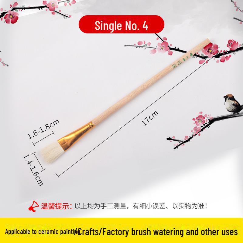 Keramikmalerei Weiche Wollpinsel und Stifte Set für Goldhandwerk