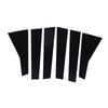 6PCS Car Door Window Pillar Posts Cover Trim PC Outer Door Window Pillar Panel Decorative Cover Replacement for   2017-2022