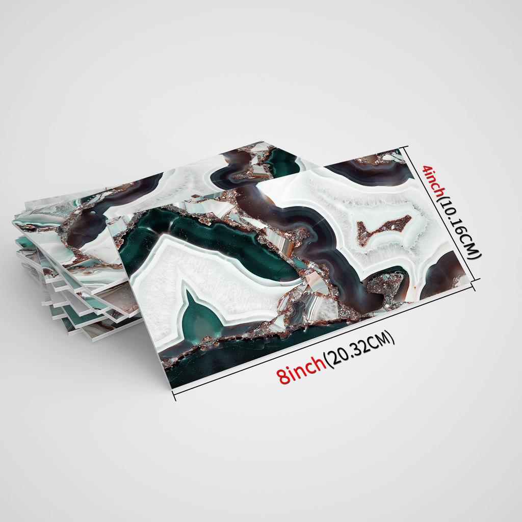 Tile Foam Wall Sticker Soft Bag Anti-Collision Kitchen Waterproof And Oil-Proof Wallpaper Self-Adhesive Marble Pattern Wall Decoration