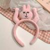 Cute Headbands Plush Funny Cartoon Rabbit Headbands Creative Hair Band Hair Accessories Girls Birthday Gifts