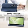 For Oppo K12x 5G (China)/OnePlus Nord CE4 Lite 5G Phone Case Calf Texture PU Leather Wallet Cover with Strap