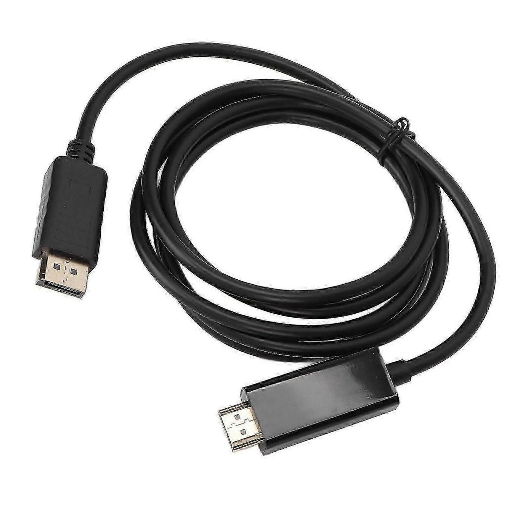 new 25-26 DisplayPort to HD Multimedia Interface Adapter DP Male to HD Multimedia Interface Male Converter for TV PC 1.8m/5.9ft