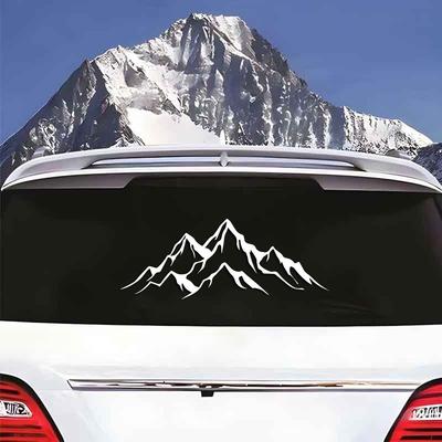 Mountains Criss-Cross Creative&Funny Stickers For Cartoon Fans&Lover,High Quality For Car Trucks Motorcycles &Laptops