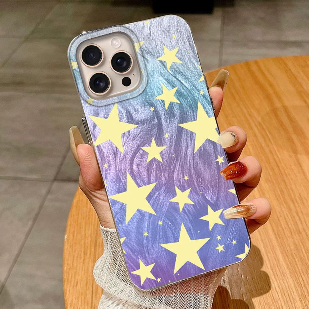 Gradient Colorful Pueple Butterfly For Apple iphone 16 Pro Max 16Plus 16e Cases Cover Soft Phone Case Fundas Silicone Clear Shell Back TPU Bumper