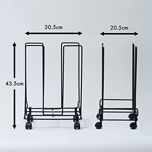 [BLKP] Pearl Metal Cardboard Storage Rack, Resin, Ready-to-Bind, Cardboard Stocker, Limited Edition, Black, BLKP, AZ-5167