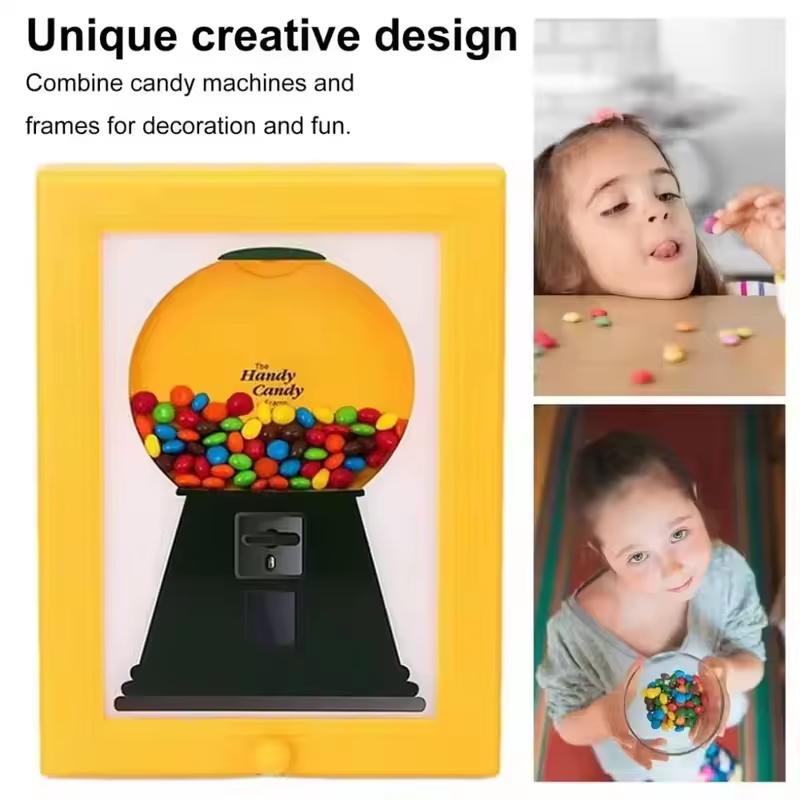Kreativní stojan na skladování sladkostí Dekorace Personalizovaná krabička na sladkosti Dávkovač Rámeček na fotky Domácí dekorace Kreativita Úložná dekorace
