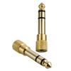 6.5mm 1/4" Male to 3.5mm 1/8" Female Audio Stereo Adapter Guitar Amplifier Jack
