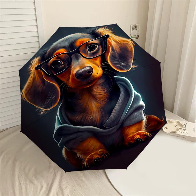 

1PC dog glasses Automatic Open/Close Umbrella with Windproof, 8-Rib Sturdy Canopy, Durable Ribs, Fashionable Design,1241A