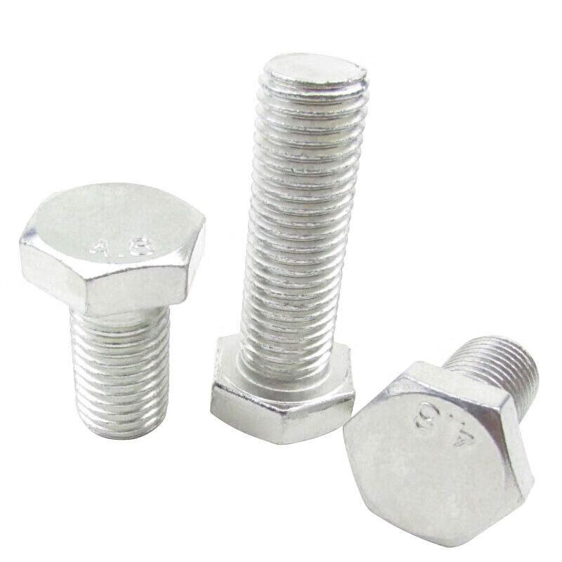 Galvanized Hex Head Bolt, Grade 4.8