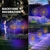 LED Solar Feuerwerk Lichter Wasserdichte Outdoor Löwenzahn Flash String Fairy Lichter für Garten Landschaft Rasen Dekor