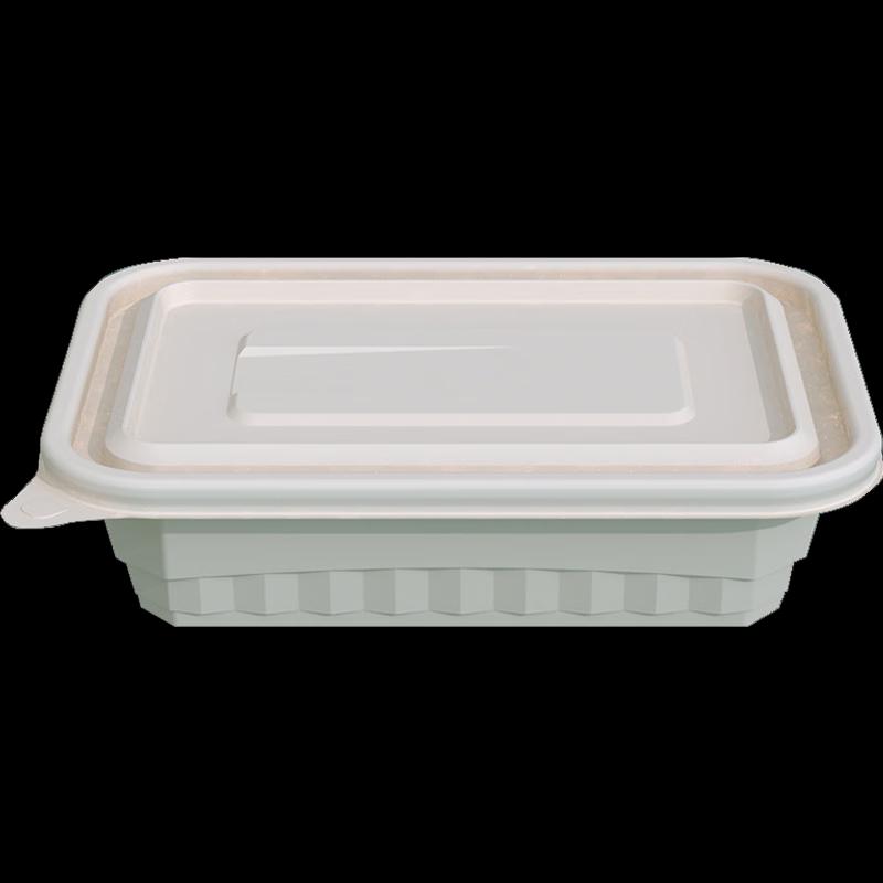 Disposable 500ml Rectangular Corn Starch Takeout Container