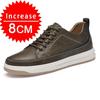 Lässige Herren Schuhe mit Absatzerhöhung Schuhe für Männer mit Höhenerhöhung Weiße Schuhe Schwarze Schuhe 6/8CM Hohe Schuhe Lift-Sneakers