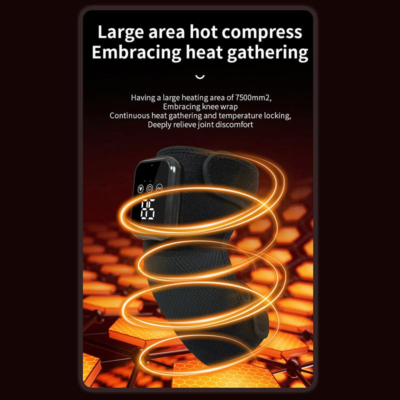 3 v 1 masážní přístroj na kolena Elektrické klouby nohou Vyhřívání Vibrace Masáž Loketní ortéza Úleva od artritidy Podpora kolen při únavě