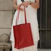 25 Minimalist Style The*row Top Layer Cowhide Small Crowd Single Leather Handbag Large Capacity Casual Travel Bag Trend