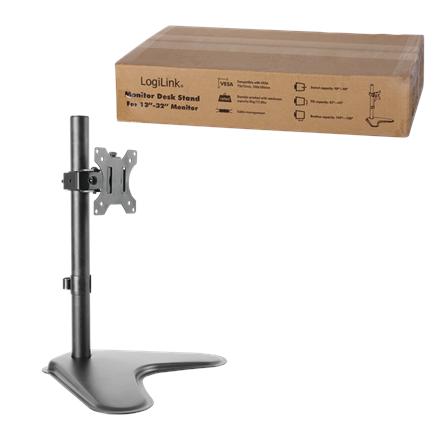 Logilink | Monitor Desk Mount | BP0044 | 13-32 " | Maximum Weight 8 kg | Black