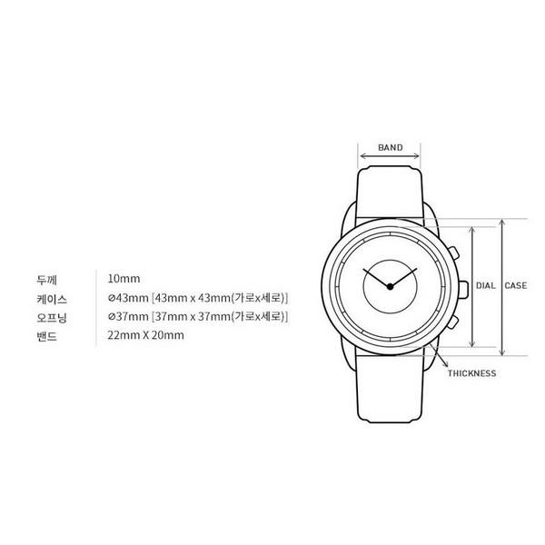 Poce Milano Herren-Multifunktionsuhr aus Metall FM7583 + Einstellwerkzeug, beliebte koreanische Uhren
