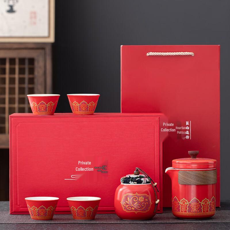 

He Yu Xi Portable Ceramic Kung Fu Tea Set
