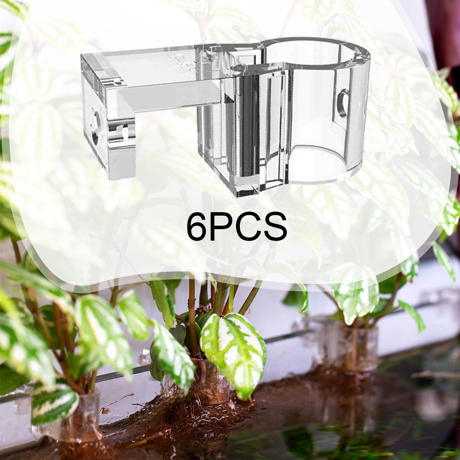 

6Pcs Aquarium Plant Holder Planter Cup Lightweight Support Hanging Aquatic Pot for