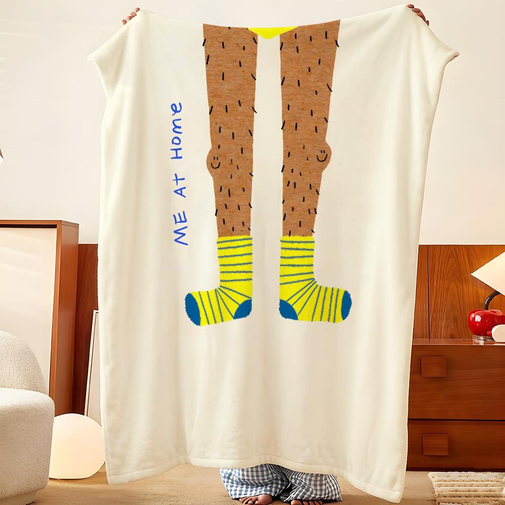Artist C-Chayun L-Lee Throw Flannel Throw Blanket, Lightweight Cozy, Durable Washable Cute Cool