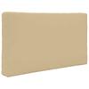 Outdoor Sofa Cushions 2 pcs Beige Polyester