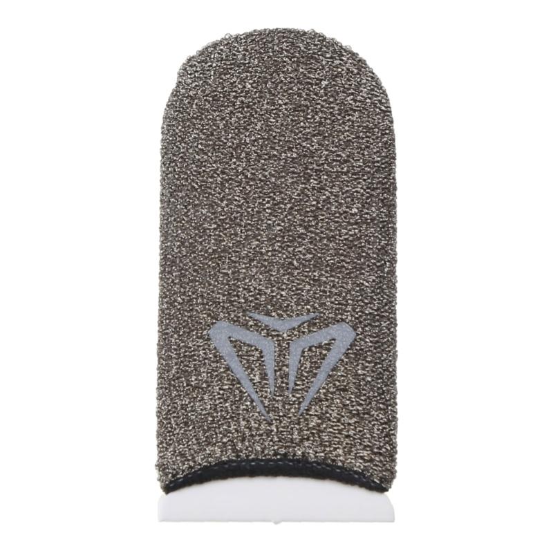 Finger Sleeve Sweatproof Breathable Finger Cover 1/2 Pair for Mobile Game for Touch Screen Finger Gloves with Storage Bo