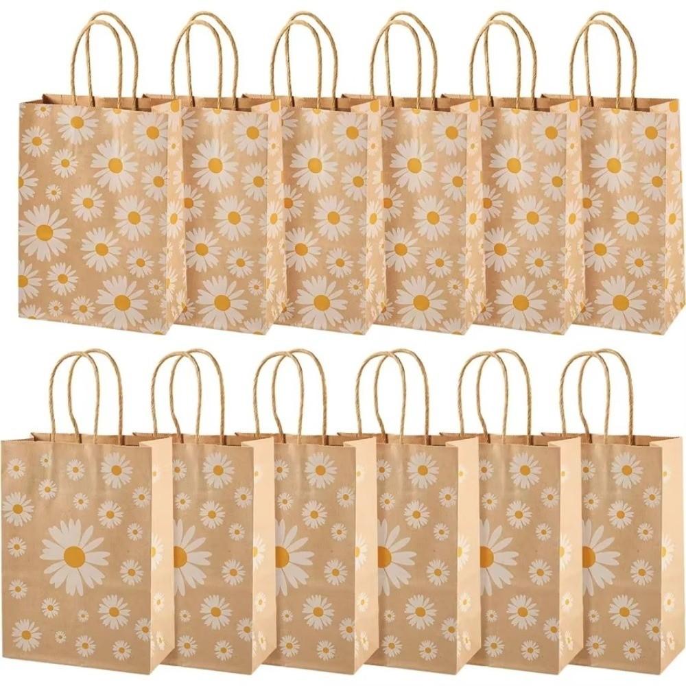 

Large Capacity Gift Packaging Bag Kraft Paper Candy Cookie Bag Clothing Store Shopping Bag Gift 1