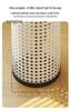 Minshuku Café Home Rattan-Style Umbrella Stand, Cream