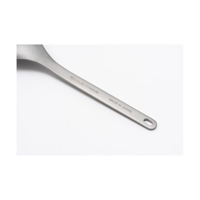 Snow Peak Recycled Titanium Pointed Spoon SCT-004RE. Silver.