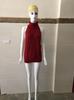 Japanese Anime Halter Sweater Dress Swimsuit Costume Fashion Backless Sleeveless Turtleneck Pullover Knit Sweater Cosplay Dress