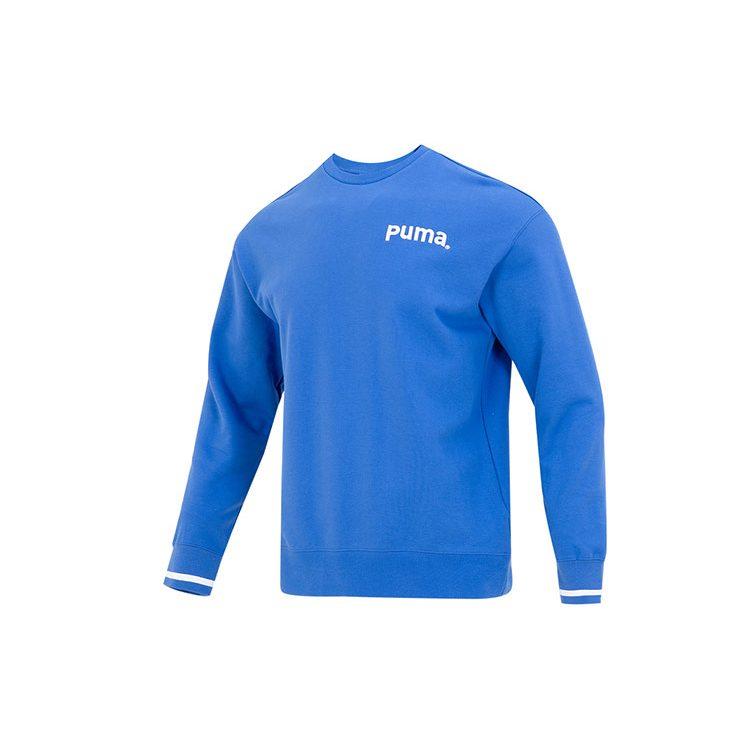 Puma Sweatshirts Men's Blue Crew Neck Moderate Regular 620614-92