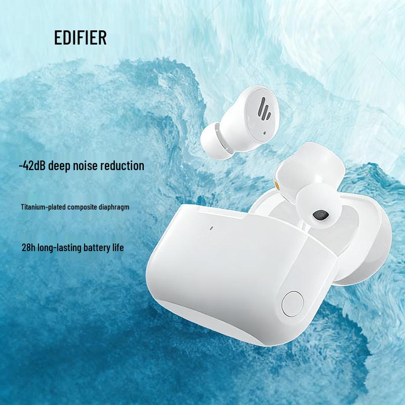 Edifier TWS1 ANC True Wireless Bluetooth 5.3 In-Ear Hybrid Active Noise Cancelling Earbuds
