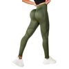Elegante Sport-Leggings High Waist Push-Up Grün Damen Lauf-Yoga-Hose
