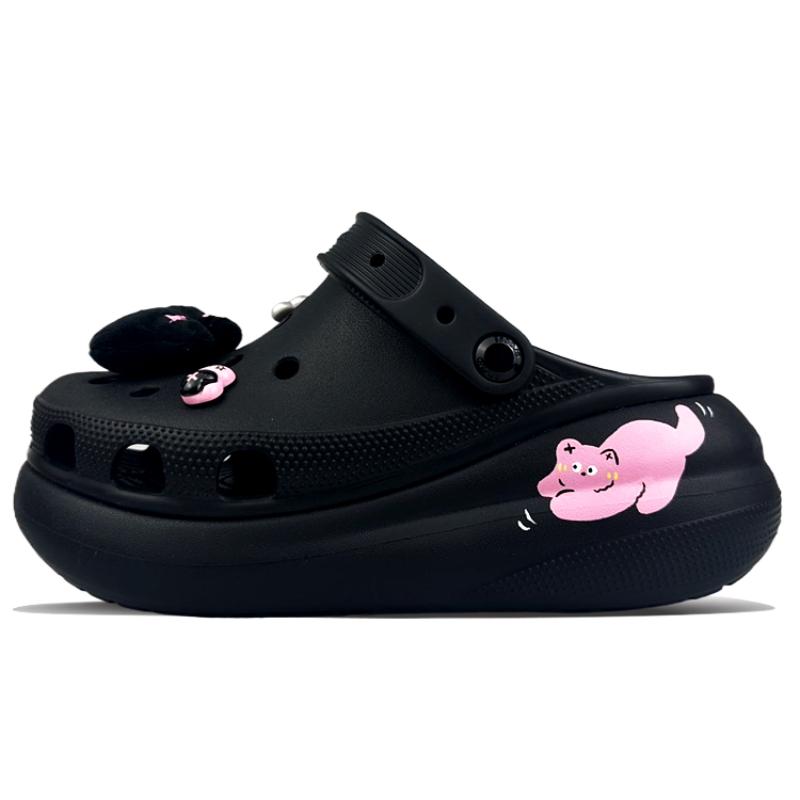 

Кроксы Classic Crush BNK Клоги Унисекс Черный Розовый 39-40 чёрный