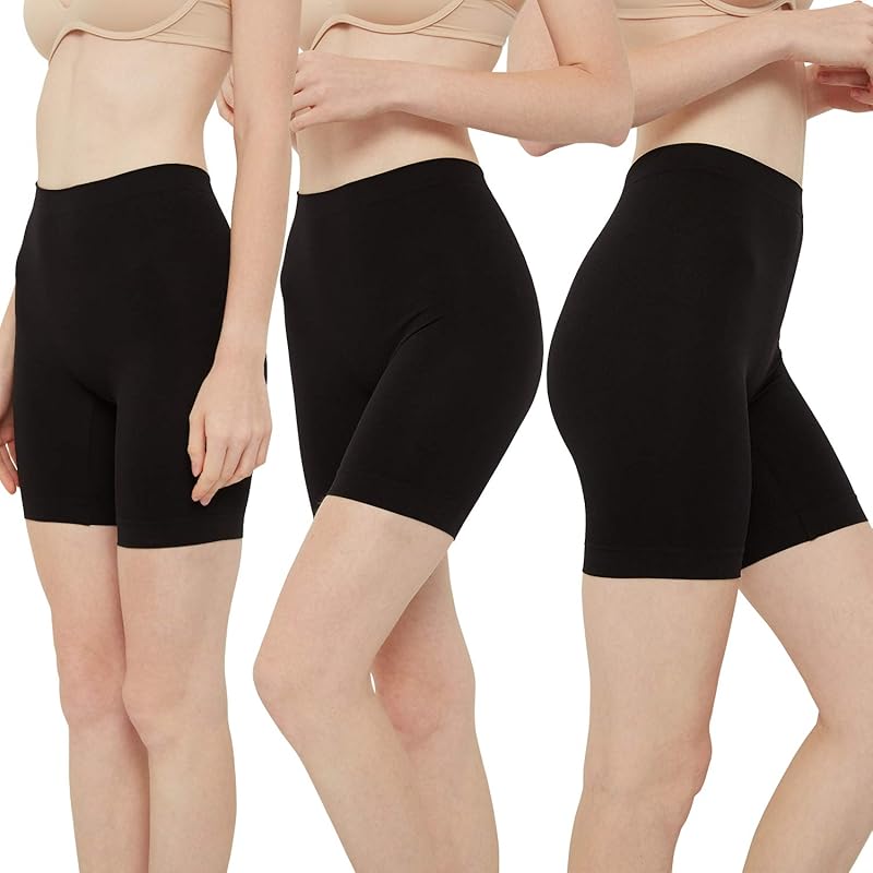 

[INNERSY] spats leggings ladies 3/4 length pants for summer Plain color for women inner pants student high school student uniform sports overpants