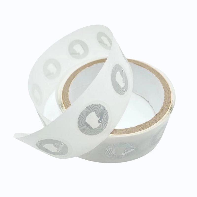 NFC Anti-Metal Wet Inlay Chip 213/215: Electronic Anti-Magnetic Induction Sticker Tag