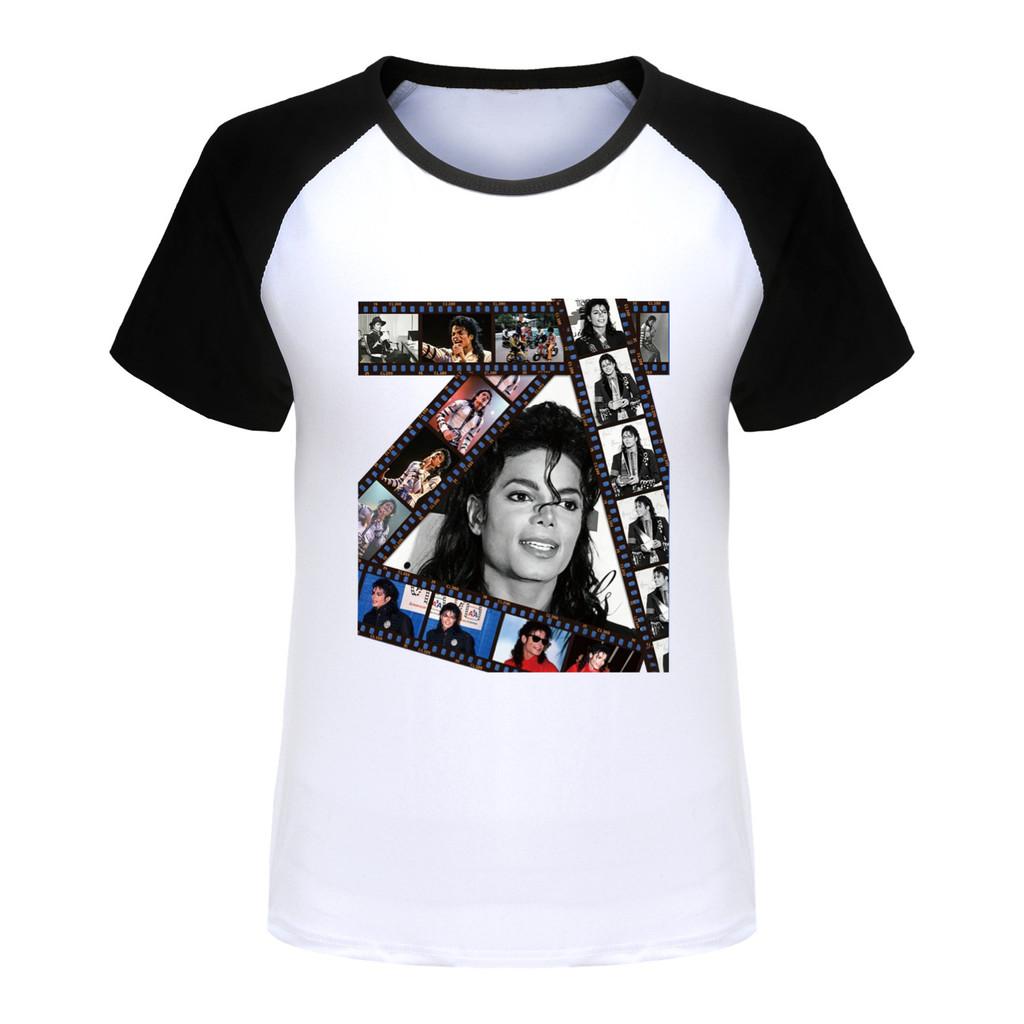 5716 Kids Boys Girls Jackson Print Raglan Sleeves T-Shirt