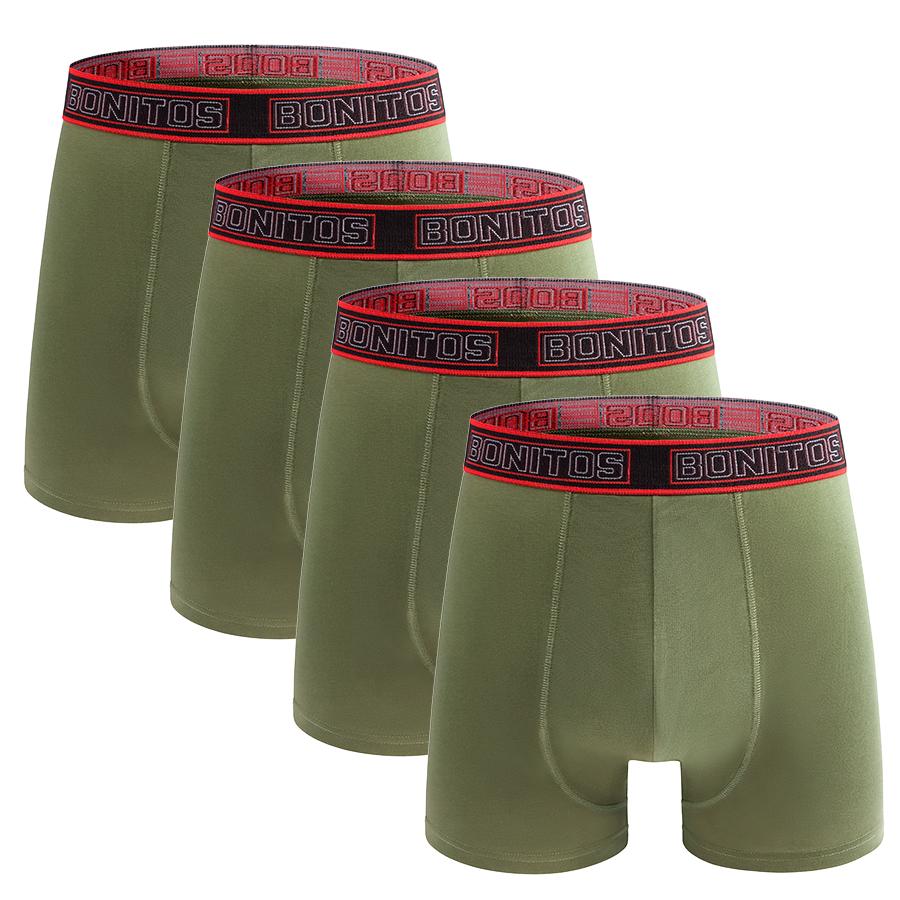 4 Pieces/pack Mens Polyester Boxer Briefs Letter Belt Men's Panties New Boxers Underwear For Man Shorts Sexy Men Underpants