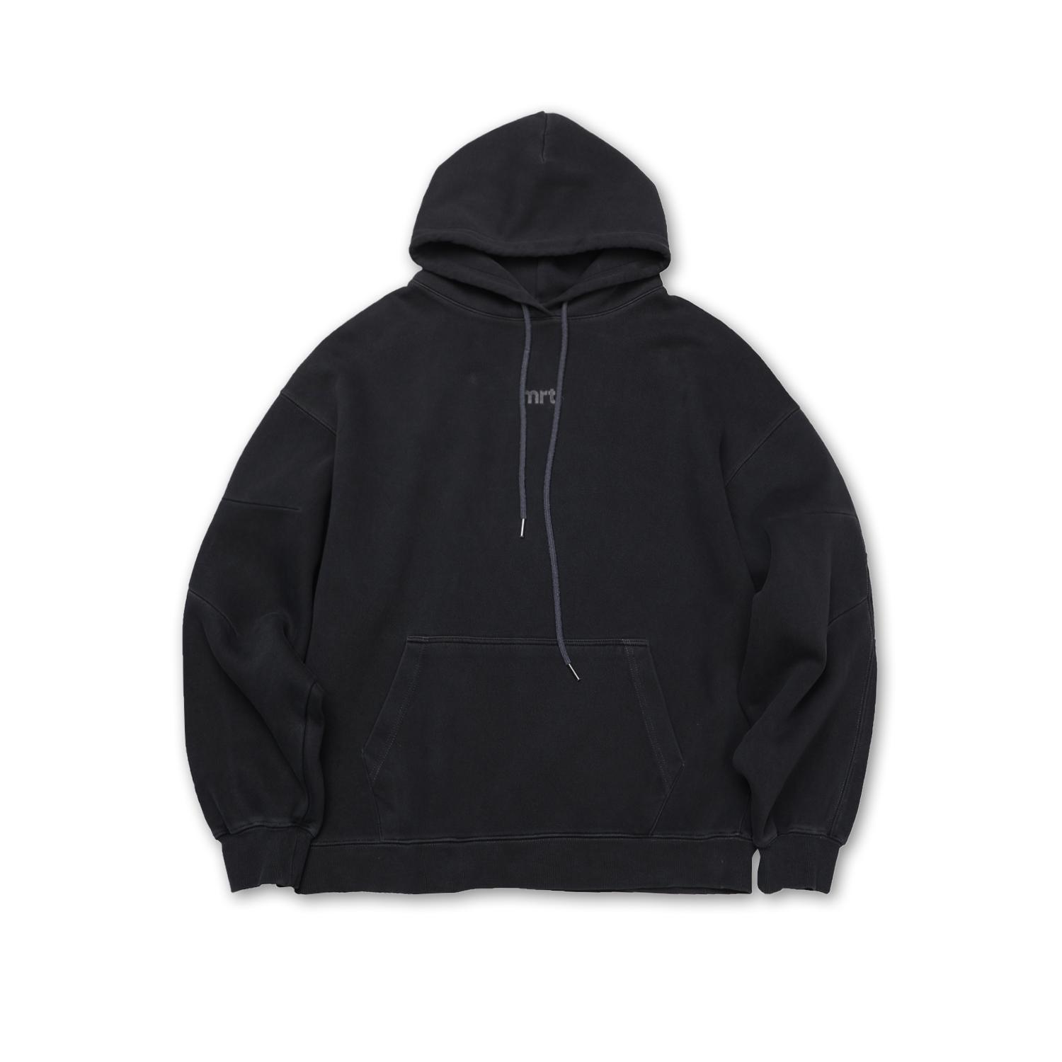 Mart Pigment Line Pintuck Hood Charcoal L