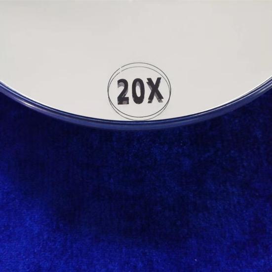 Solid Round Lightweight Magnified Mirror Travel Cosmetic Bathroom Supplies