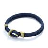 Fashion Man Bracelet Bilayer Thread Nautical Braclet Hiphop Rock Accesorios Hombre Multiple Colors Sizes Available Pulseria
