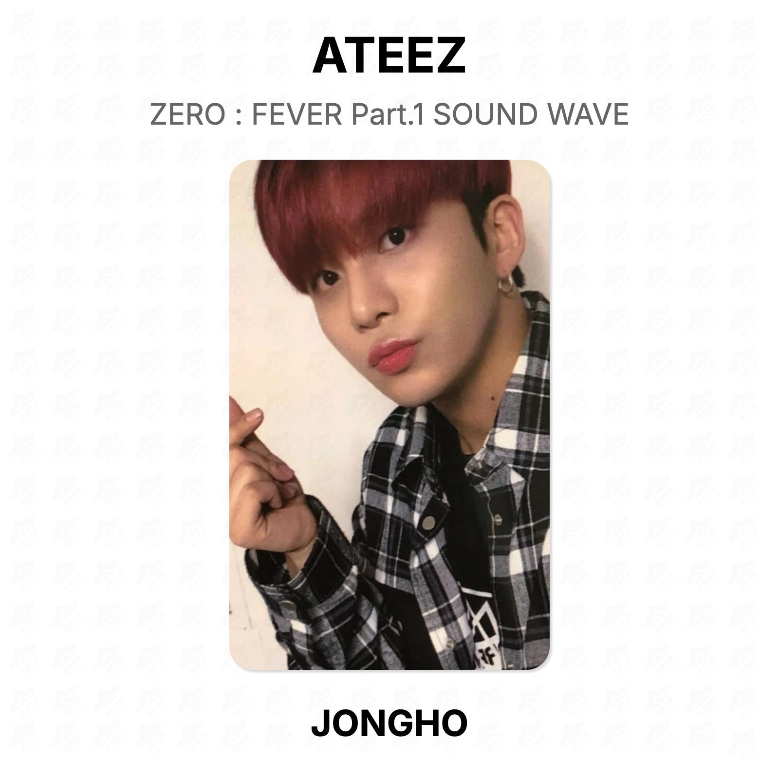 ATEEZ ZERO : FEVER Part.1 SOUND WAVE Official Photocard JONGHO