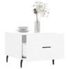 VidaXL Table basse blanc 50x50x40 cm bois d'ingénierie 829428