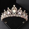 Baroque Crystal Crown Tiara for Women Bride Rhinestone Prom Diadem Bridal Wedding Hair Accessories Jewelry Tiaras and Crowns
