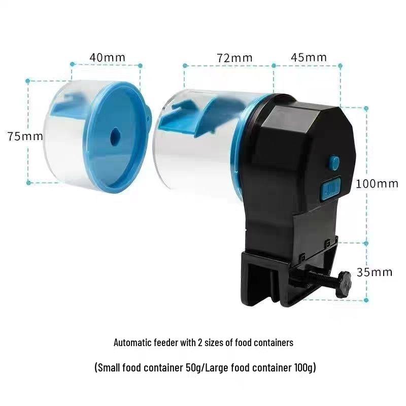

Умная автоматическая кормушка для рыб и черепах с таймером для аквариумов Single Feeder