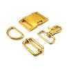 Metal Bag Buckle & Strap Hook Set: Thickened D-Ring, Screw Lock for Leather Bags & Backpacks