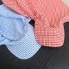 Selbst zu bindende Turban-Baseballkappen Gittermuster für Erwachsene Strandurlaube Fischerhut
